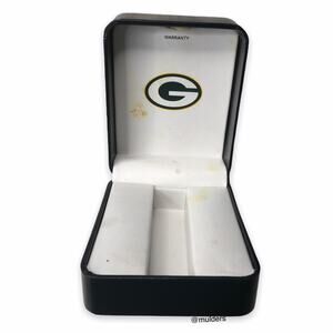 Vintage Green Bay Packers Original Watch Display Storage Box Case